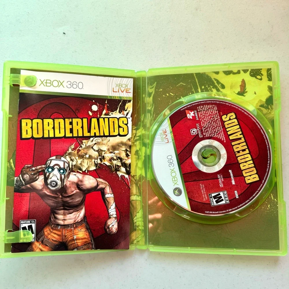 Microsoft Xbox 360 Borderlands Video Game NOT TESTED
